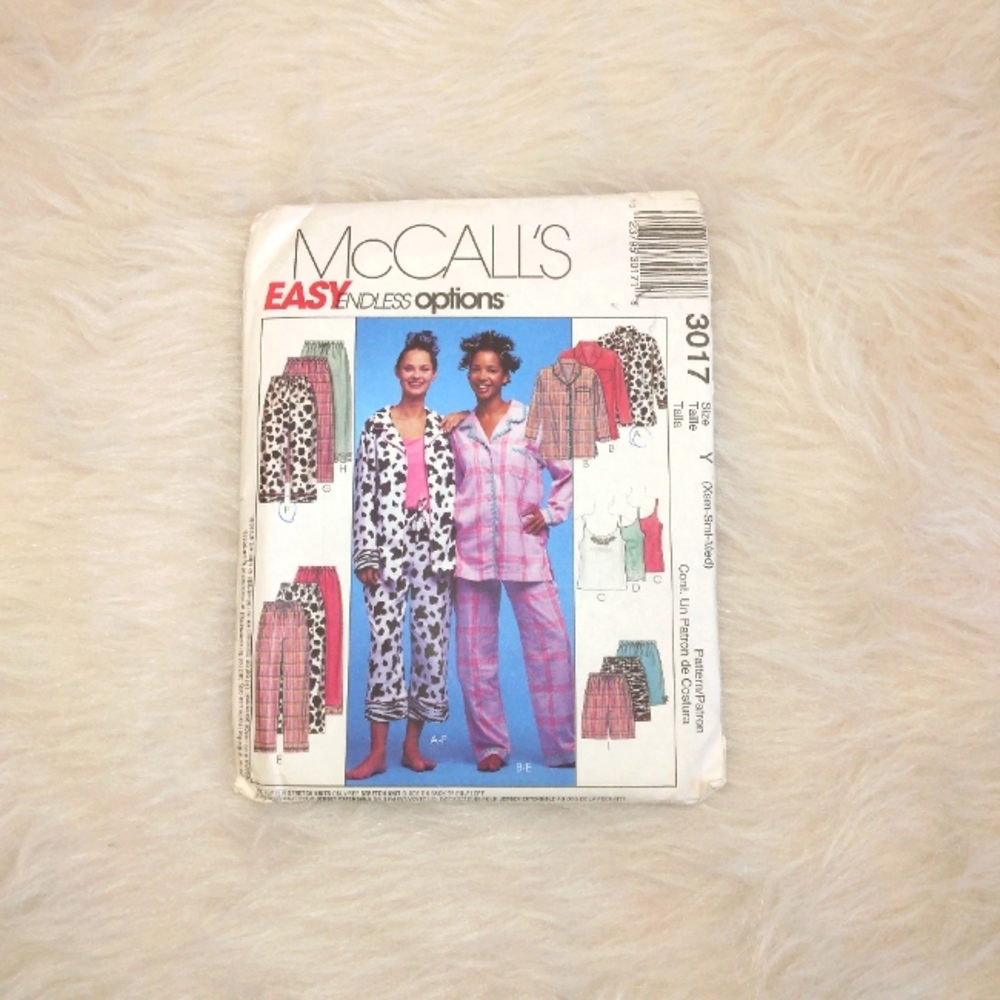McCall's 3017 Easy Endless Options Pajama Set
